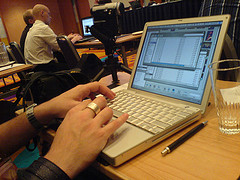 Photo of Conference Blogger