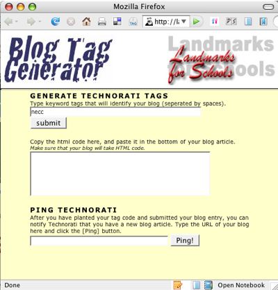 Blog Tag Generator