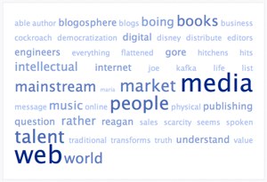 Tag Cloud of Andrew Keen's Statements