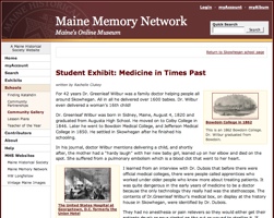 Maine Memory Project