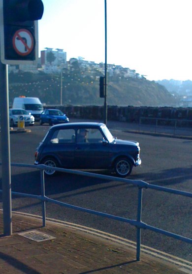 A Mini at Torquay