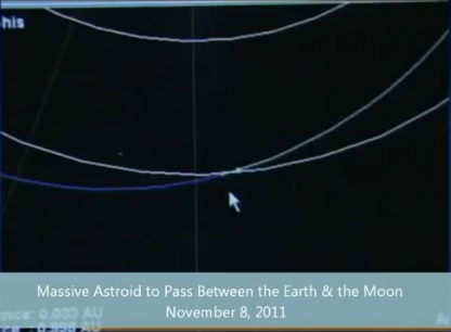 Massive asteroid will travel near Earth tomorrow.