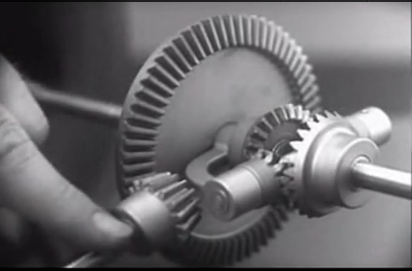 How a differential gear works.  