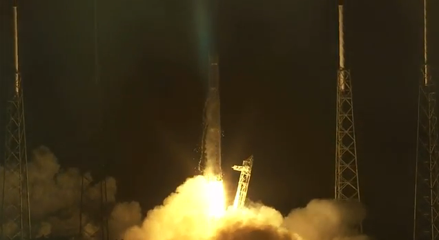 Launch of SpaceX Falcon 9