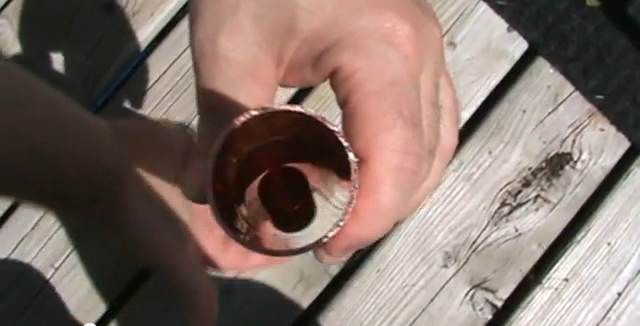 Neodymium magnets down a copper pipe