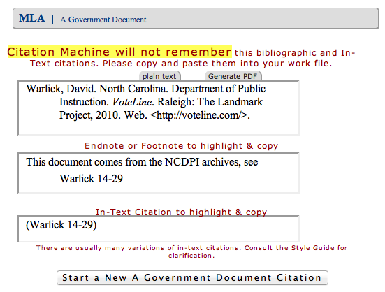 Mla citation machine essay